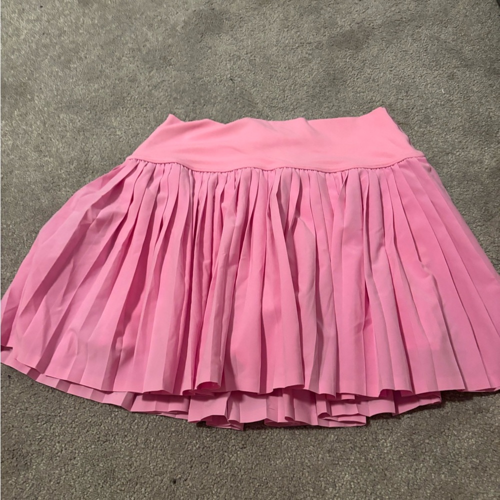 Aerie Pink Pleated Mini Skirt